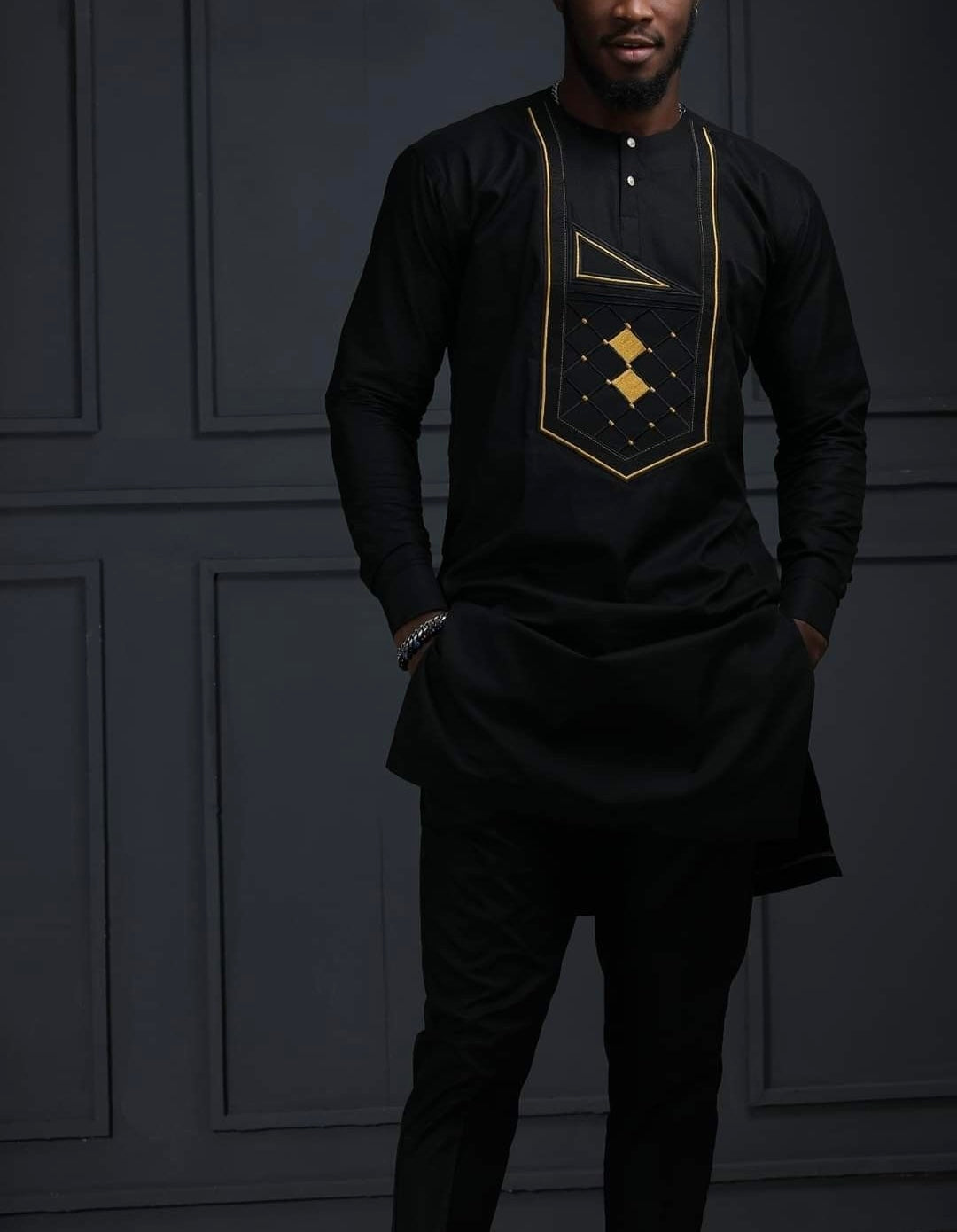 Chemise brodé et Pentalon