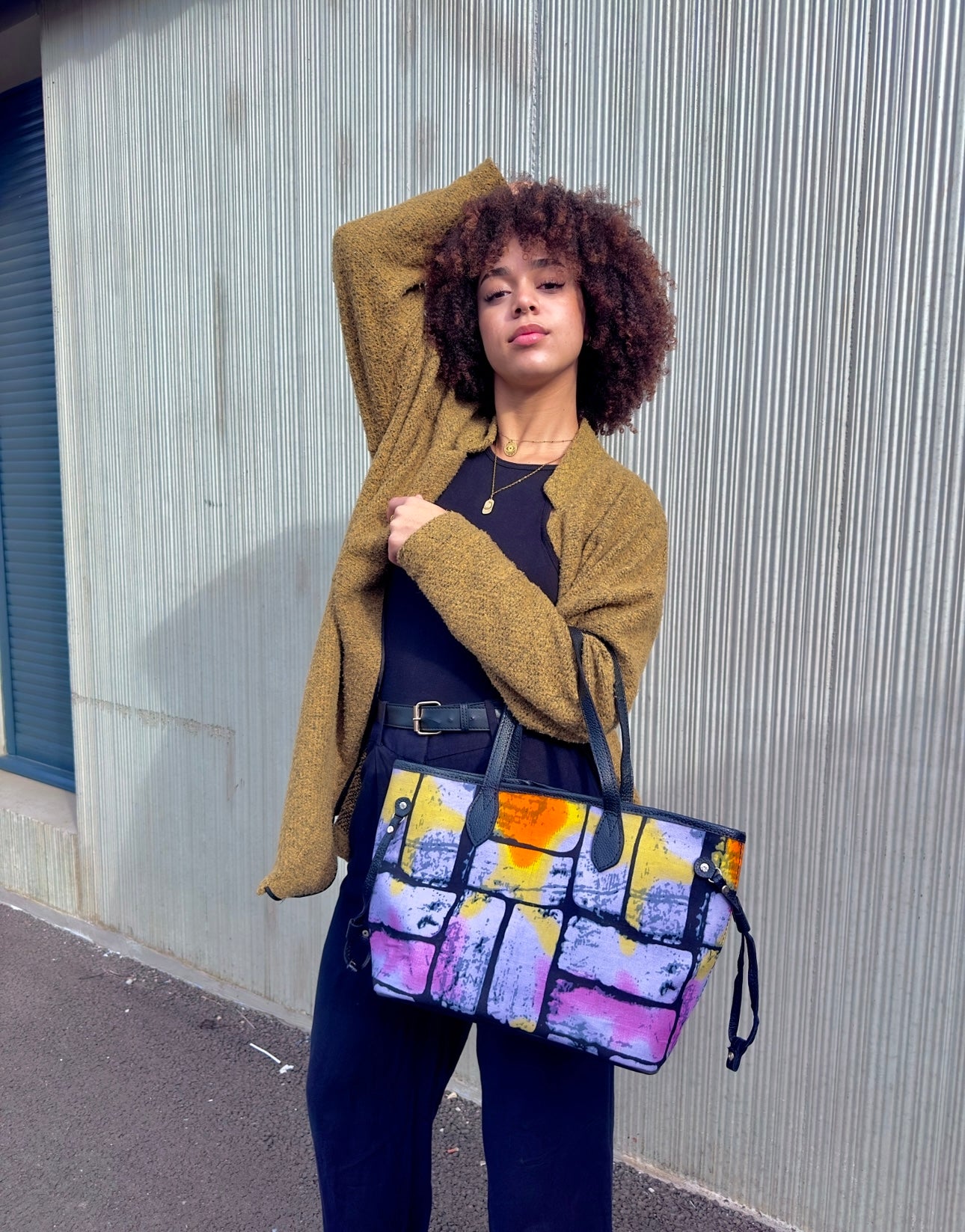 Sac Cabas+petite pochette et sandales