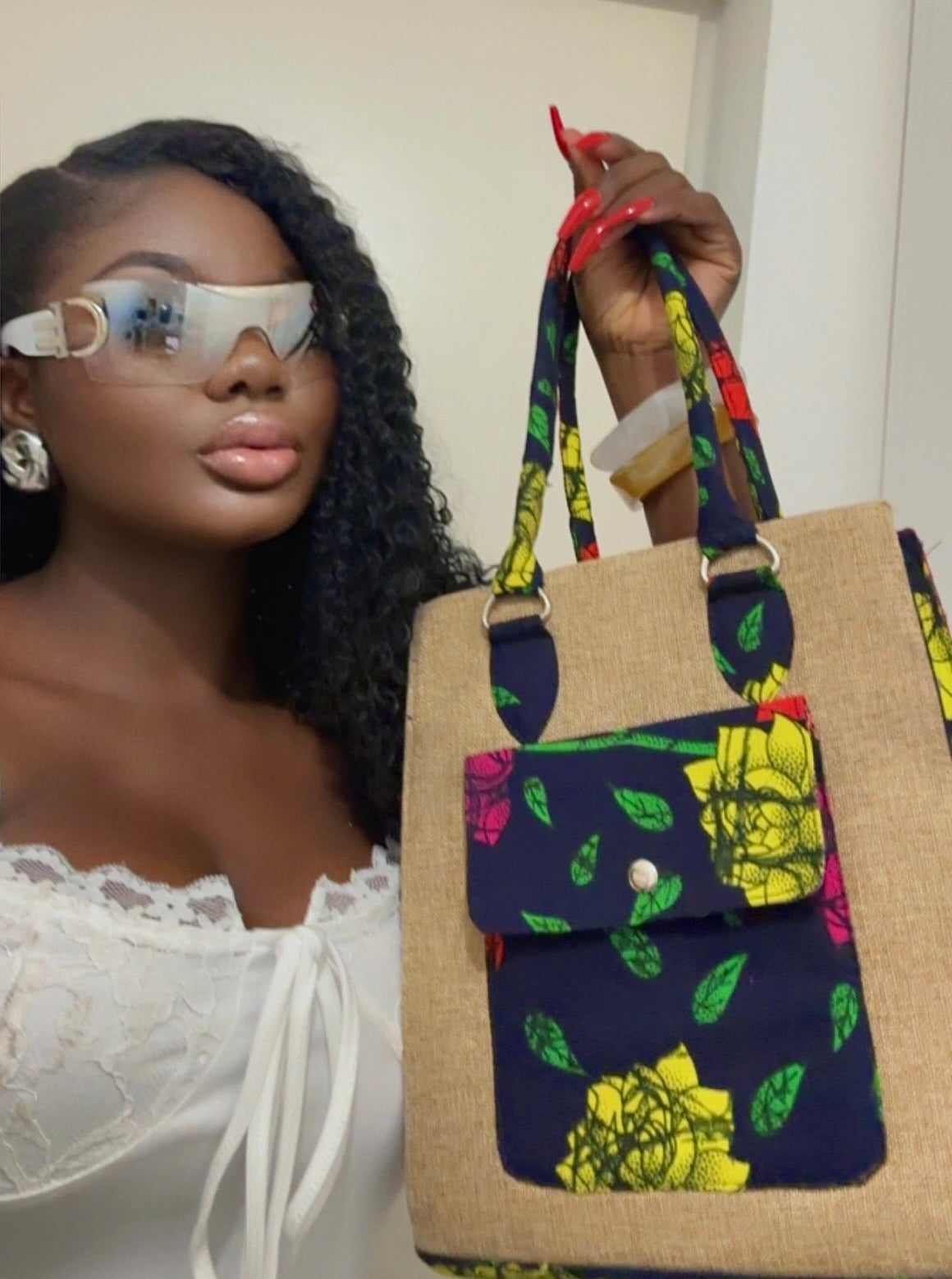 AMANI — Sac en raphia