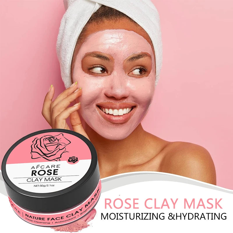 Lot de 4 Masques à l’Argile 2025 - Vitamine C, Curcuma & Boue de la Mer Morte - Nettoyage Profond & Hydratation