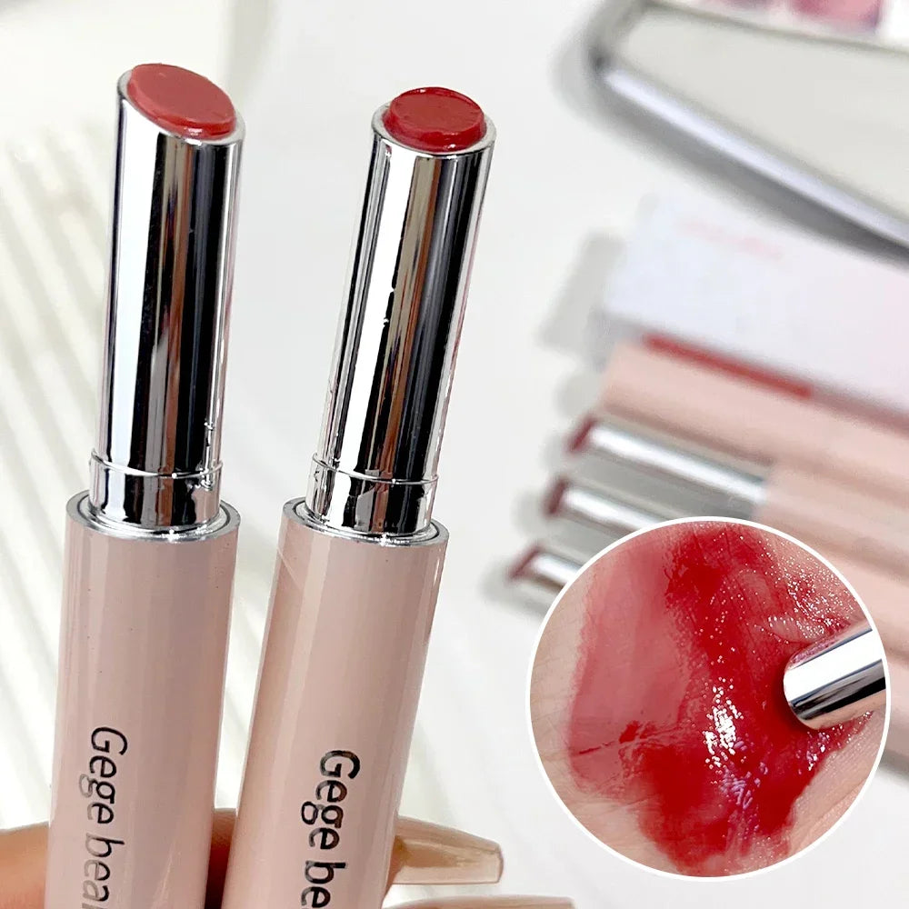 Rouge à Lèvres Jelly Transparent | Effet Miroir Hydratant - Style Coréen Ultra-Tendance
