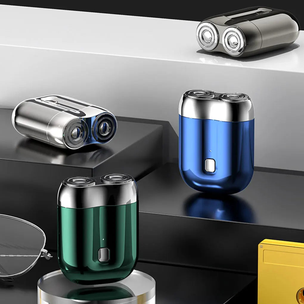 Mini Rasoir Électrique Double : Le Compagnon Idéal pour un Rasage Précis en Voyage