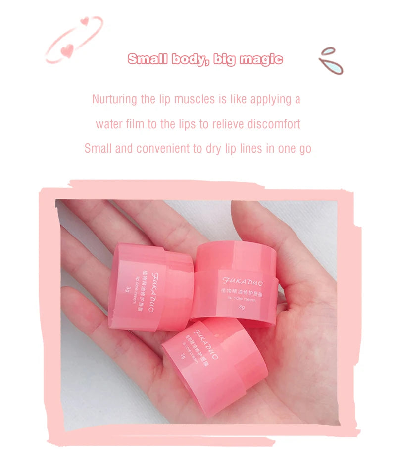 Masque de Nuit Lèvres à la Cerise - Hydratation et Éclat Coréen en 3g