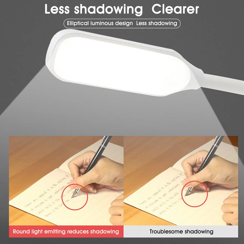 Lampe de Lecture Rechargeable 7 LED – Flexible, 3 Niveaux, Lumière Chaude & Froide – Idéale pour le Lit et la Lecture Nocturne