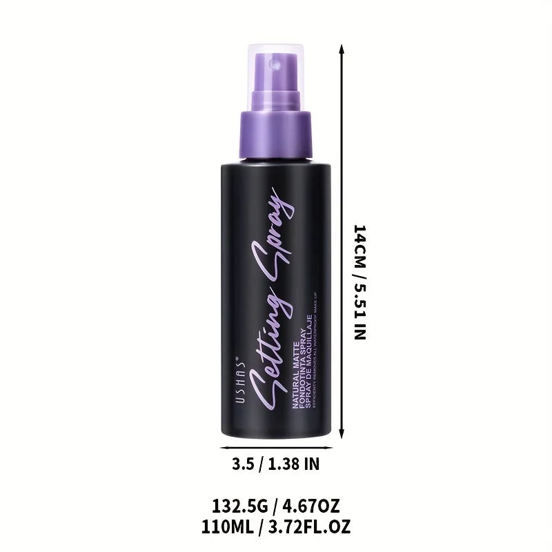 USHAS Spray Fixateur de Maquillage – Fini Mat, Longue Tenue & Imperméable