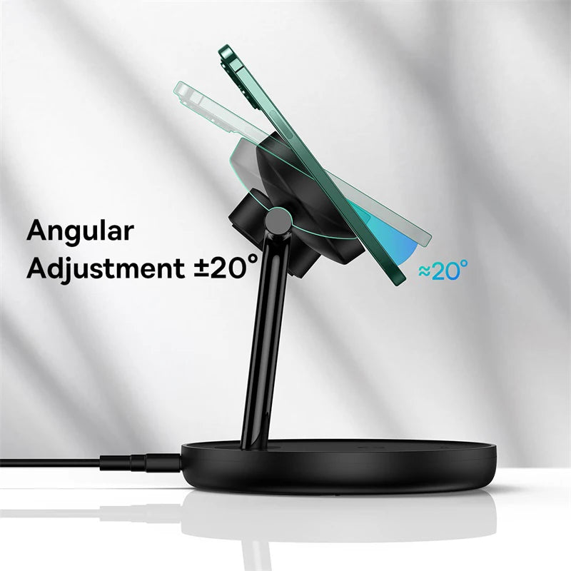 Chargeur Magnétique 3 en 1 Baseus - Recharge Rapide pour iPhone, AirPods & Apple Watch