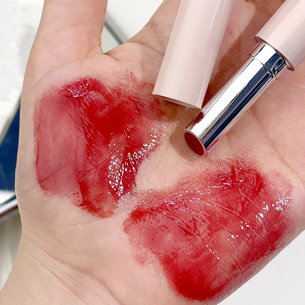 Rouge à Lèvres Jelly Transparent | Effet Miroir Hydratant - Style Coréen Ultra-Tendance