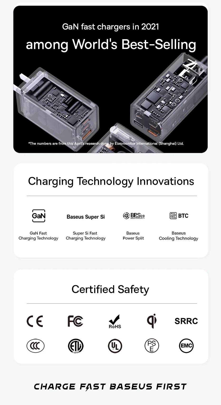 Chargeur Magnétique 3 en 1 Baseus - Recharge Rapide pour iPhone, AirPods & Apple Watch