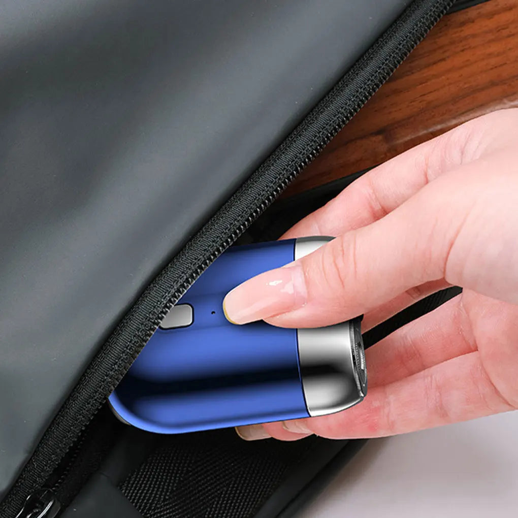 Mini Rasoir Électrique Double : Le Compagnon Idéal pour un Rasage Précis en Voyage