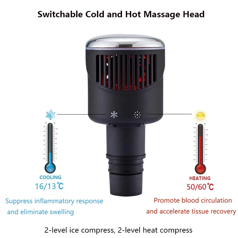 Tête de Massage Thermo-Fascia : Soin à Chaud et à Froid pour un Soulagement Optimal