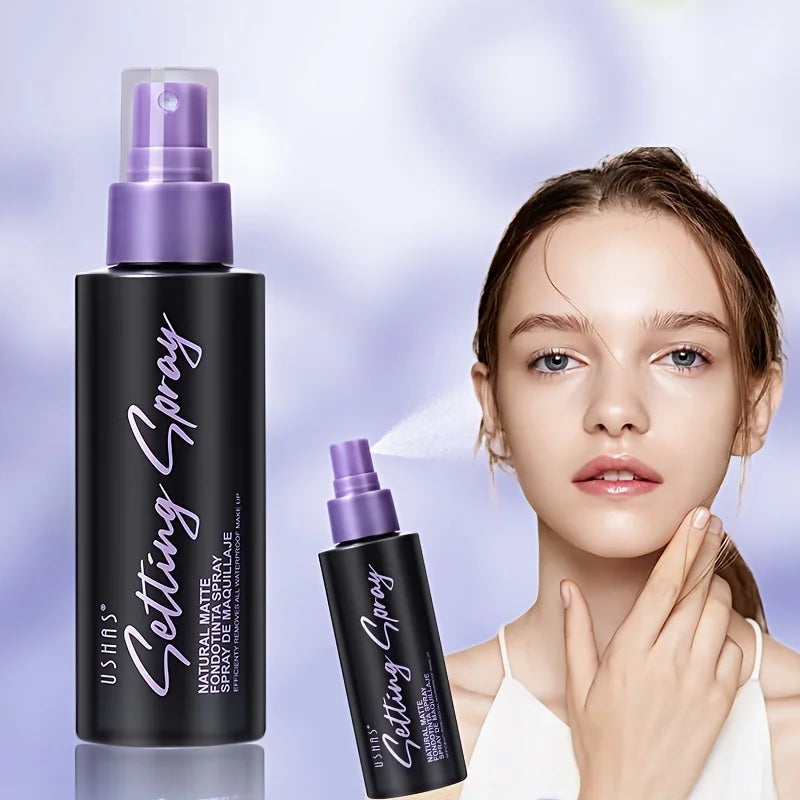 USHAS Spray Fixateur de Maquillage – Fini Mat, Longue Tenue & Imperméable