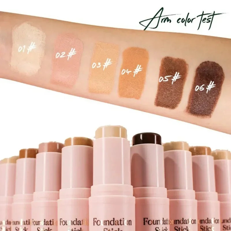 Fond de Teint en Stick – Couvrance Parfaite & Fini Mat Naturel Longue Durée