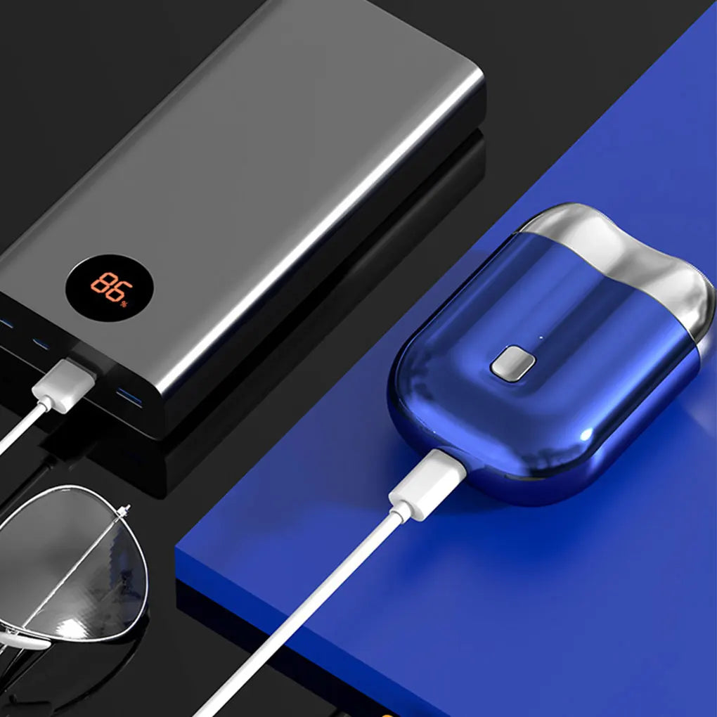 Mini Rasoir Électrique Double : Le Compagnon Idéal pour un Rasage Précis en Voyage