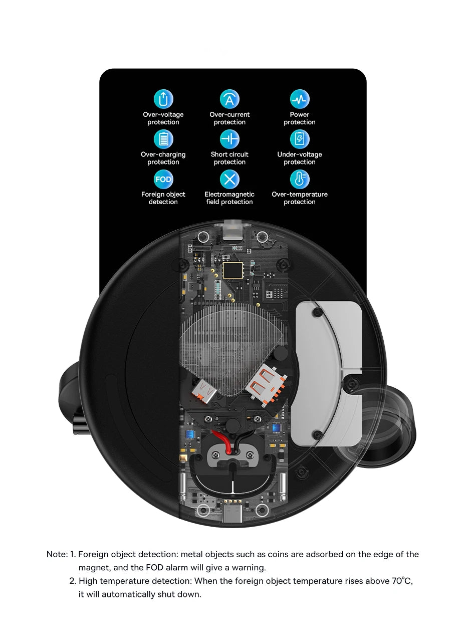 Chargeur Magnétique 3 en 1 Baseus - Recharge Rapide pour iPhone, AirPods & Apple Watch