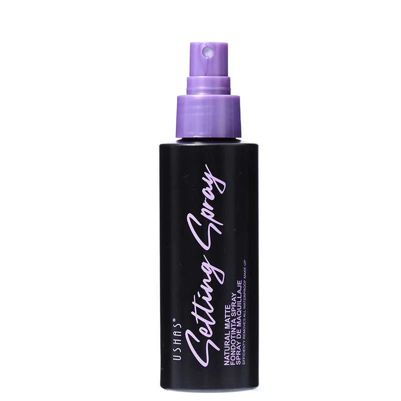 USHAS Spray Fixateur de Maquillage – Fini Mat, Longue Tenue & Imperméable