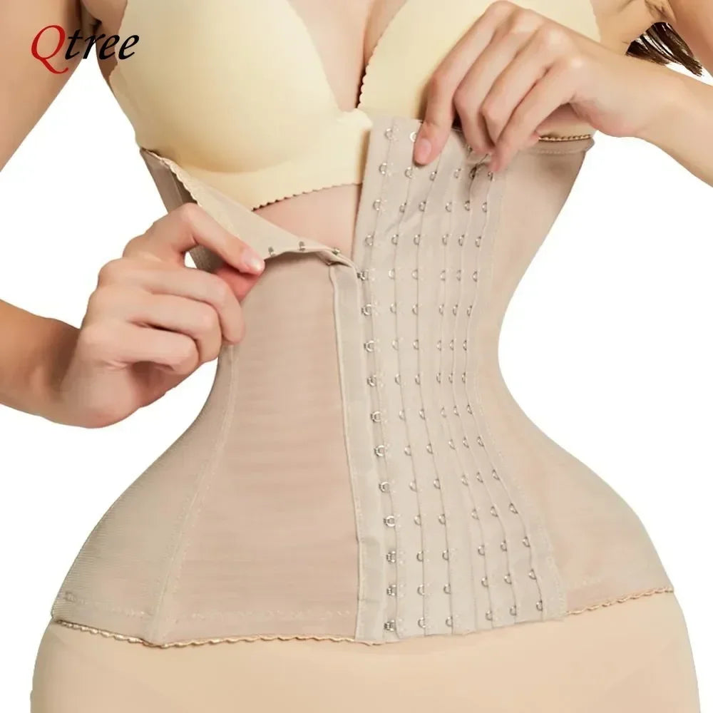 Qtree Dress - Ceinture Amincissante Femme | Corset à Crochet et Compression Ventre Plat
