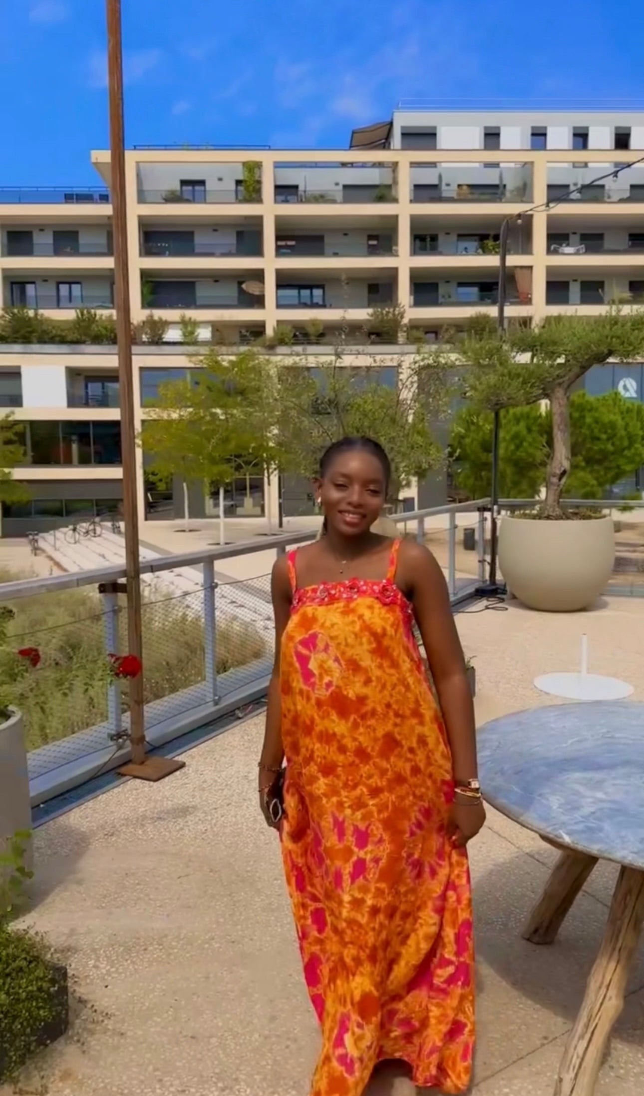 Robe longue en coton Dempé – Collection Été Prestige Africain