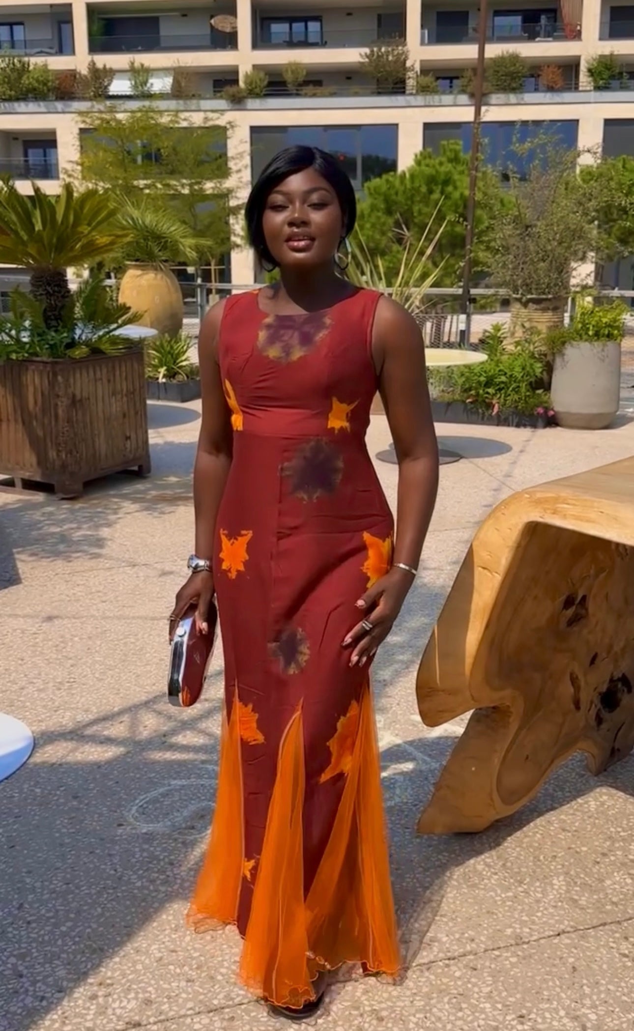 Robe longue en coton Dempé – Collection Été Prestige Africain