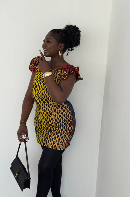 Robe courte chic Ankara