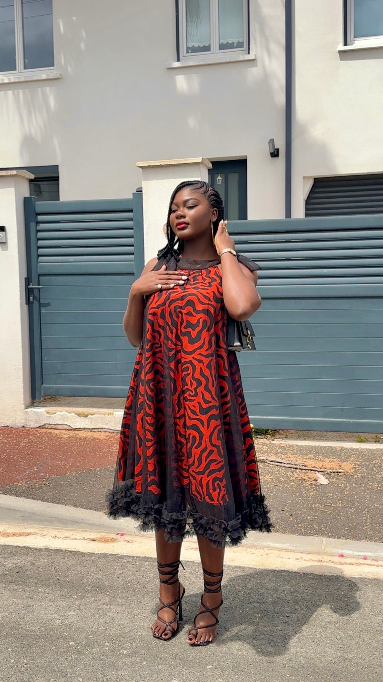 Robe courte Ébène