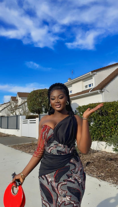 Robe Longue “Éclat du Nouvel An” – Collection Capsule