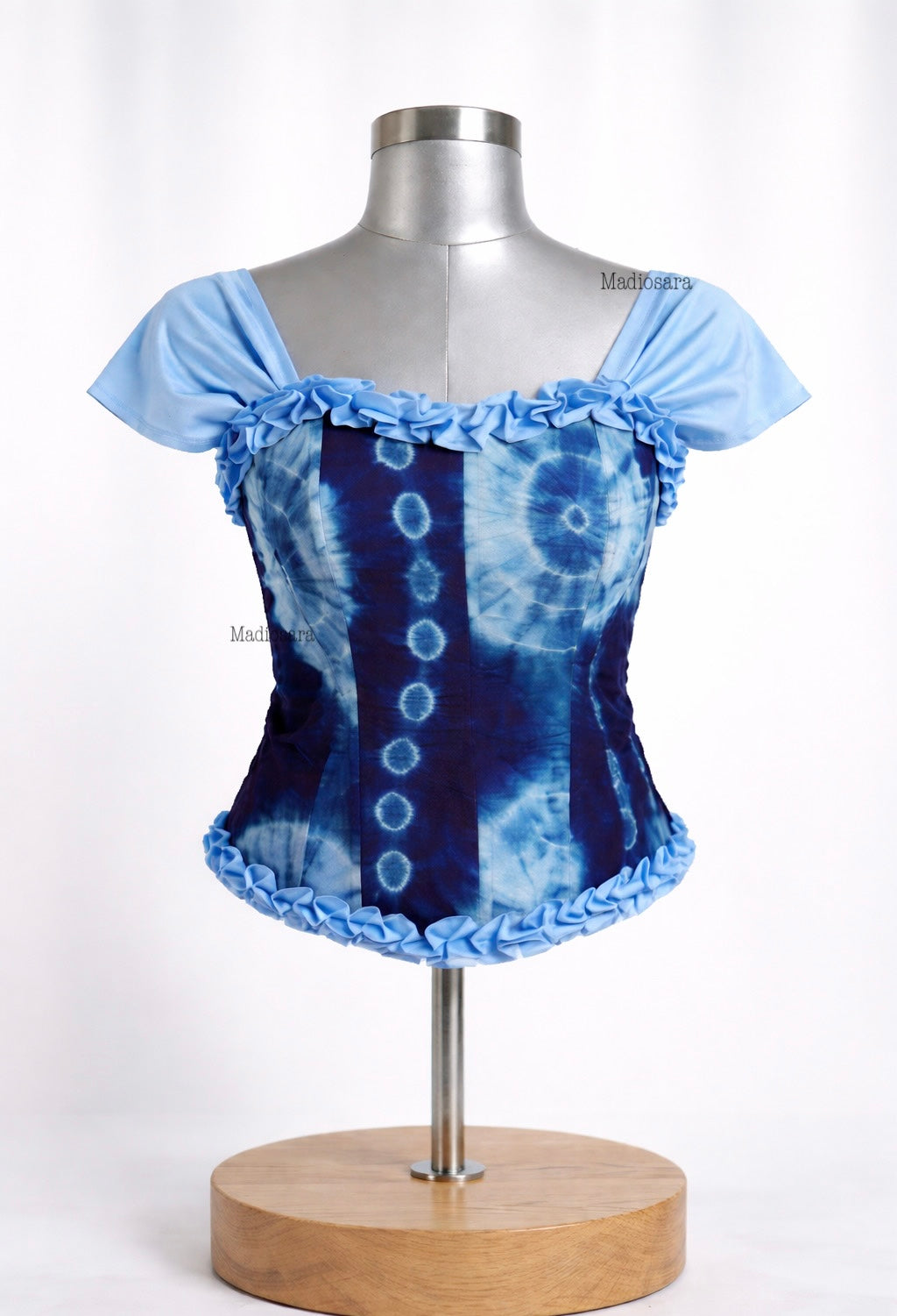 IZÉNA — Corset en Indigo