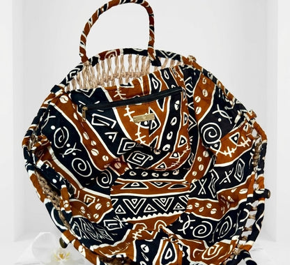 ZURI — Sac en raphia tressé