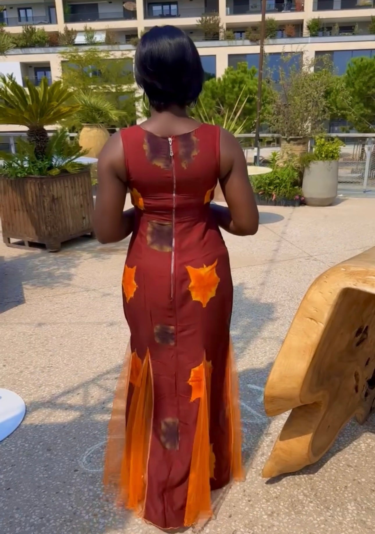 Robe longue en coton Dempé – Collection Été Prestige Africain