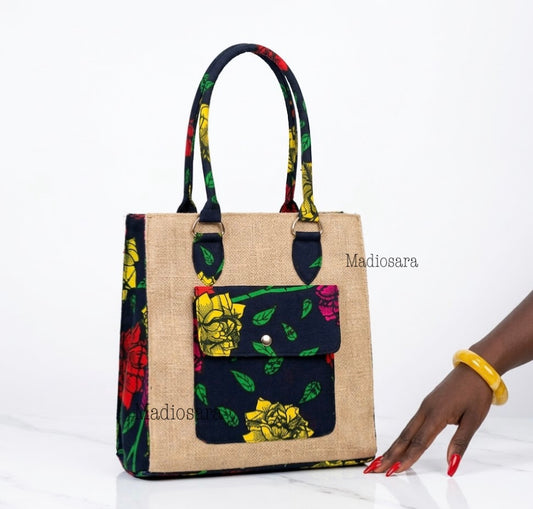 AMANI — Sac en raphia