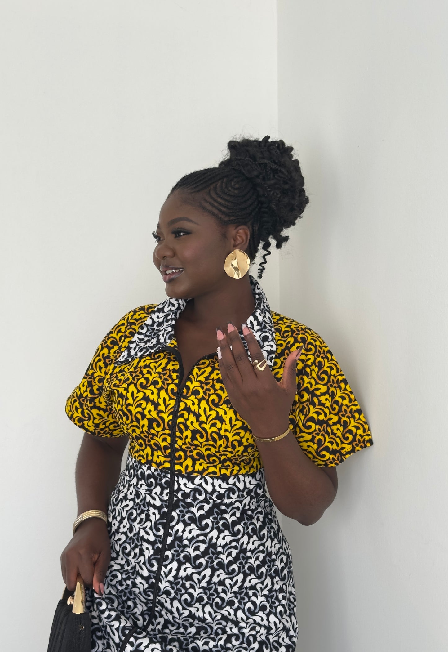 Robe Évasée Élégance Bicolore
