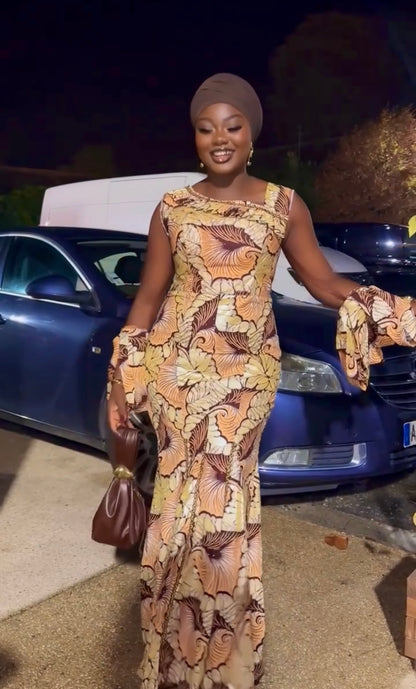 Robe Longue Élégance Royale 