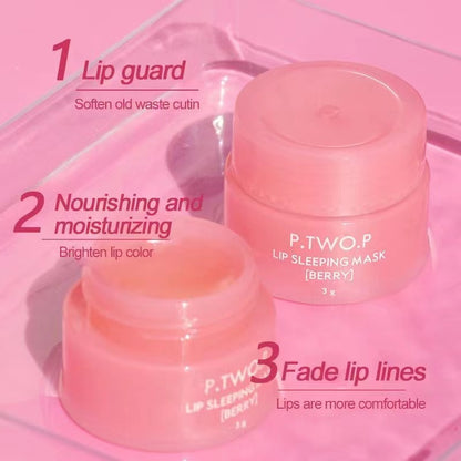 Masque de Nuit Lèvres à la Cerise - Hydratation et Éclat Coréen en 3g