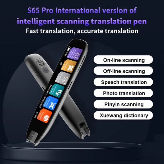 S60 Pro : Le Stylo Traducteur à Écran Tactile pour 142 Langues