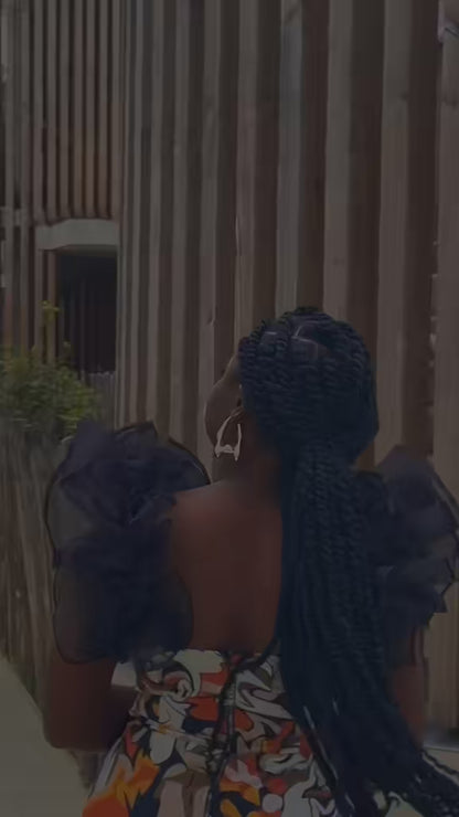 Robe Élégance Afro Chic